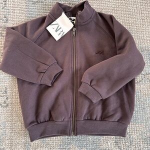 NWT Zara 4T charcoal jacket